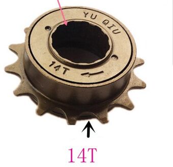 12-Tand 14-Tand Freewheel Fiets Elektrische Auto Vrijloop 12T 14T Vrijloop 12-Tand Enkele speed Fiets Vrijloop
