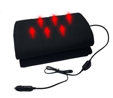 12 v 145*100 cm Winter Auto Elektrische Verwarmde Deken Fleece Gezellig Constante Temperatuur Deken Cover Heater 5 kleur zwart