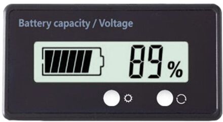 12 V/24 V/36 V/48 V Lcd Zuur Lood Lithium Batterij Capaciteit Indicator Voltmeter Voltage elektrische Motorfiets Scooter Batterij Tester