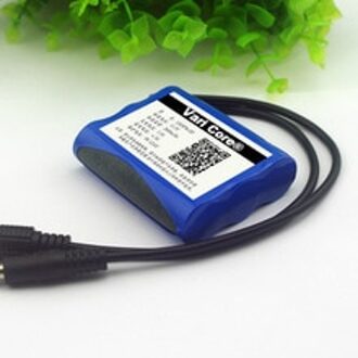 12 V 2600 Mah Lithium-Ion Batterij Pack Cctv Camera Batterij 12.6 V Tot 11.1 V Zwarte Dubbele 5.5 Mm