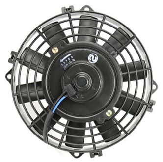 12 V Auto airconditioning systeem Zwart Koelventilator Universal 8 inch Elektrische Condensator voor Straat/Rat staaf Klassieke Spier Auto
