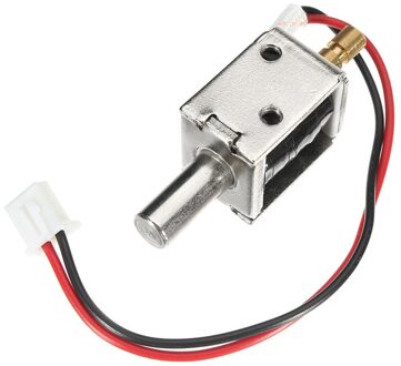12 V DC 0.43A Mini Electric Bolt Lock Push Pull Cilindrische Solenoid Lock 5mm Slag Toegangscontrole Elektrische Elektromagnetische lock