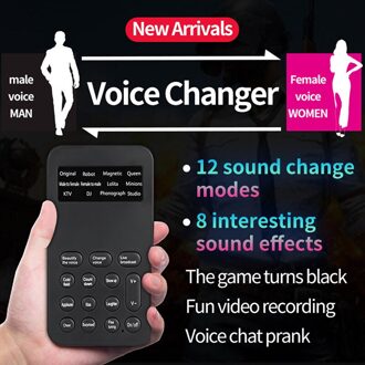 12 Verschillende Geluiden Veranderingen Voice Changer Apparaat Fr Computer Laptop Mobiele Telefoon
