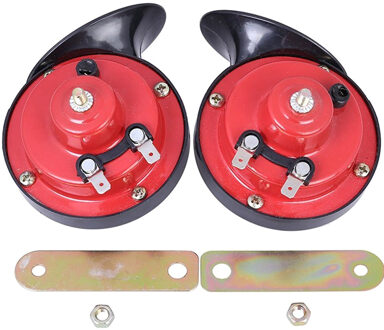 12 Volt Waterdichte Auto Hoorn Universele Slak Luchthoorn Hoge En Lage Druk Hoorn Luidspreker 120dB Voor Motor Bike Air hoorn