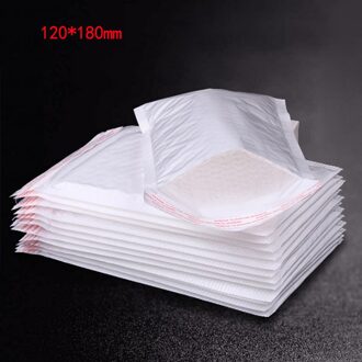 120*180mm envelop opbergtas bubble gewatteerde envelop 10/set van witte zelfdichtende anti- druk verpakking transport bag