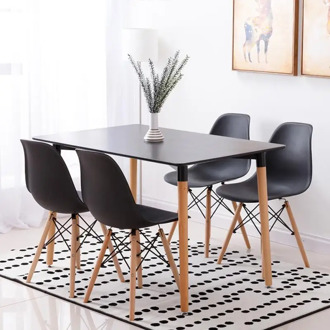 120*60*75cm Nordic Minimalist Style Dining Table Dinner Bar Table Kitchen Furniture Home Household Accessories HWC