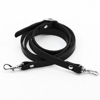 120 Cm Lange Pu Lederen Schoudertas Handvat Diy Purse Strap 5 Kleur Beschikbaar Handtassen Riemen Strap Bag Accessoire zwart