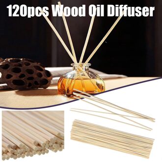 120 Stuks 20Cm Riet Diffuser Sticks Vervanging Stok Diy Handgemaakte Interieur Extra Dikke Rotan Riet Olie Diffuser Refill sticks P1