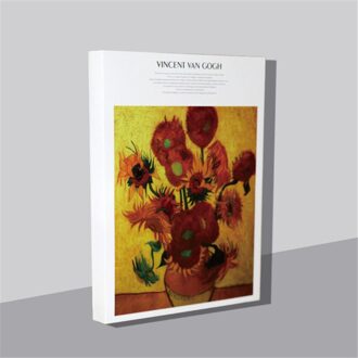 120 Vellen Dikker Beige Papier Schetsboek Student Art Schilderij Tekening Aquarel Boek Graffiti Schetsboek School Briefpapier zonnebloem