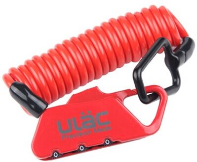 1200*4mm Mini Fietsen Kabelslot MTB Racefiets Helm Veiligheid Gereedschappen Voorkomen Diefstal Sluizen 4 kleur Fiets Accessoires Rood