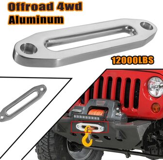 12000 Lbs Lier Touw Gids Zilveren Hawse Aluminium Fairlead Voor Off Road 4WD