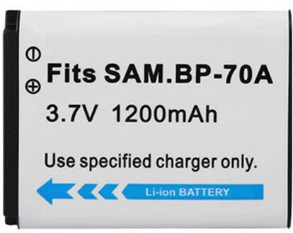 1200mAh BP-70A BP70A BP 70A Camera Batterij Voor SAMSUNG AQ100 DV150F ES65 ES67 ES70 ES71 ES73 ES74 ES75 ES80 MV800