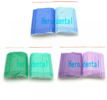 1200PCS Dental Disposable Micro Applicator Brush Bendable 1.2/1.5/2.0