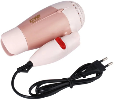 1200W Mini Size Foldable Hair Blower Handle Compact Hair Dryer Blow Dryer Hot Wind Low Noise Long Life Travel EU US UK AU Plug