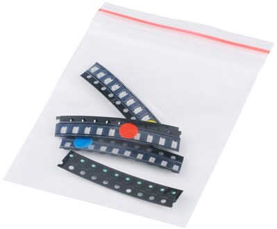 1206 0603 0805 0402 Smd Led Gemeenschappelijke Component Pakket (Rood, Blauw, Groen, Geel En Wit) 5 Soorten 10 Stuks Elk