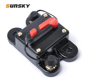 120A Dc 12-24V Auto Audio Stereo Stroomonderbreker Automatische Reset Zekering Houder
