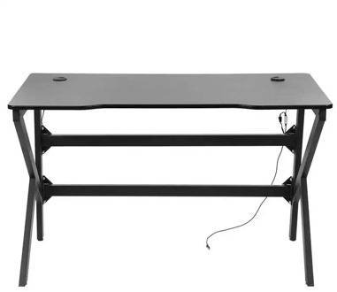 120cm Ergonomic Gaming Table Computer Desk with LED Light Furniture for Home Use