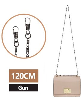 120Cm Vrouwen Metalen Ketting Tas Dunne Purse Schoudertas Kettingen Voor Bag Vervanging Handtas Keten Band Accessoires Voor Tassen geweer