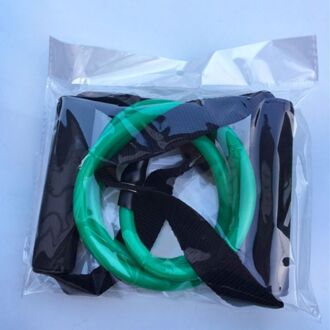 120cm Yoga Pull Rope Oefening Elastische Resistance Bands Draagbare Latex Arm Been Krachttraining Stretch Riem groen