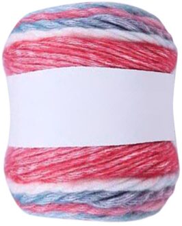 120G Duan Geverfd Regenboog Lijn Kleurverloop Hand geweven Diy met Lijn Kleding Sjaal Hoed Regenboog lijn sjaal lijn garen @ C