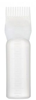 120Ml Multicolor Plastic Haarverf Hervulbare Fles Applicator Kam Doseren Salon Haarkleuring Kappers Styling Tool 01