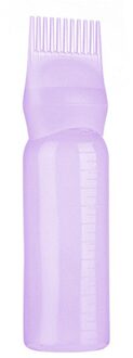 120Ml Multicolor Plastic Haarverf Hervulbare Fles Applicator Kam Doseren Salon Haarkleuring Kappers Styling Tool 02