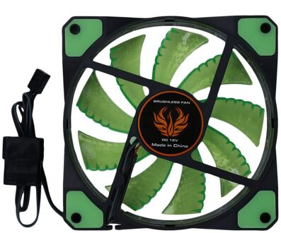 120Mm 15 Led Ultra Stille Computer Pc Case Cooling Fan Cpu Cooler 12V Met Rubber Rustig Molex Connector 3/4Pin Plug Fans Cooler ZB243803