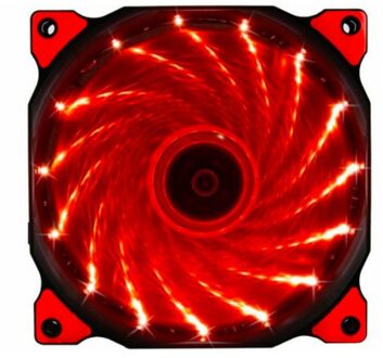 120Mm Blauw/Groen Efficiënte Warmteafvoer Lage Noise Cool & Rustig 15 Blauw/Groen/Rood Led desktop Pc Computer Case Cooling Fan