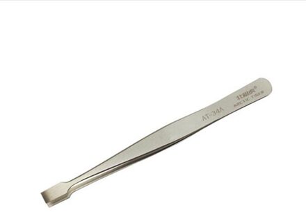 120Mm Platte Brede Pincet Voor Laboratorium Vastklemmen Stempel Elektronische Industrie Gereedschappen