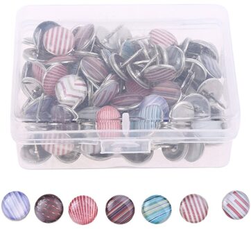120Pcs 10Mm Pushpins Kleurrijke Punaise Voor Foto Bulletin Board Muur Kaarten Decor K92C 5AC105407-S