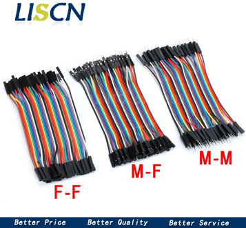 120pcs 40PIN 10CM Dupont Line Male to Male + Female and Female to Female Jumper Dupont Wire Cable For Arduino DIY KIT
