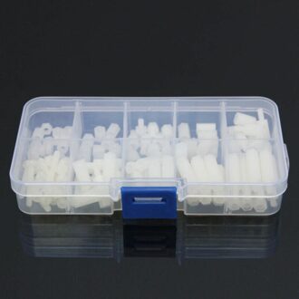 120Pcs M3 Nylon Hex Spacers Moer Assortiment Kit Stand Plastic Accessoires