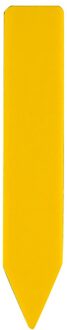 120Pcs Planten Labels Indoor Bonsai Naam Tag Plastic Veelkleurige Stake-Type Kleuterschool Bloempot Planten Tuin Ornamenten geel