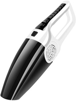 120W 12V Auto Stofzuiger 3600Mbar Nat Droog Dual Gebruik Handheld Draagbare Stofzuiger Mini Auto Vacuüm cleaner Auto Goederen wit