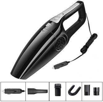 120W 3600Mbar Auto Stofzuiger Nat En Droog Tweeërlei Gebruik Reinigingsproducten Handheld 12V Stofzuiger auto Stofzuiger full zwart