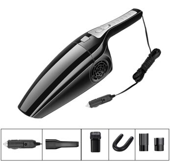 120W 3600Mbar Auto Stofzuiger Nat En Droog Tweeërlei Gebruik Reinigingsproducten Handheld 12V Stofzuiger auto Stofzuiger rechtdoor zwart