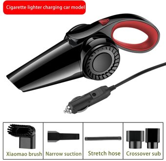 120W 7500Pa Auto Stofzuiger Hoge Zuigkracht Voor Auto Nat En Droog Tweeërlei Gebruik Stofzuiger Handheld 12V Mini Auto Stofzuiger Blauw
