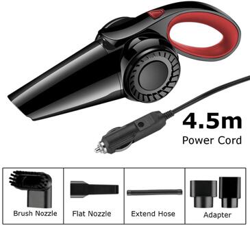 120W 7500Pa Auto Stofzuiger Hoge Zuigkracht Voor Auto Nat En Droog Tweeërlei Gebruik Stofzuiger Handheld 12V Mini Auto Stofzuiger rood