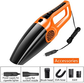 120W Draagbare Mini Handheld Nat/Droog Draadloze Draadloze Stofzuiger Voor Auto/Huis/Kantoor Rood