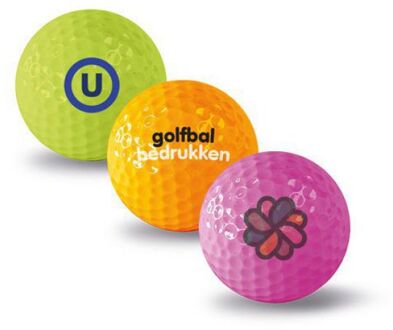 120x golfballen bedrukken met jouw logo of bedrijfsnaam (120 st) drukken