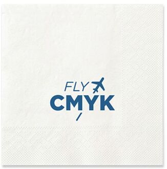 120x servetten bedrukken met logo (120 st) drukken