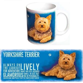 123 Kado koffiemokken Koffie mok Yorkshire Terrier Multikleur