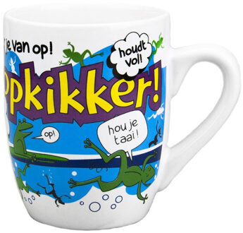 123 Kado koffiemokken Koffiemok/theebeker opkikker 300 ml - feest mokken Multikleur