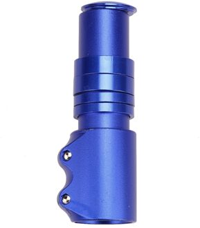 124Mm * 28.6Mm Aluminium Fiets Stuur Vorkbuis Riser Rise Up Extender Extension Heads Up Fiets Adapter duurzaam Deel Fiets Blauw