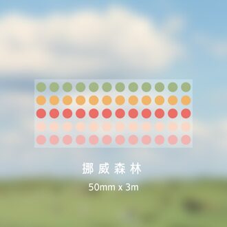 1250 Stuks Candy Kleur Stippen Washi Tape Ronde Cirkel Stickers Dot Huisdier Schrijven Washi Tape Diy Decoratieve Dagboek Planner Scrapbooking