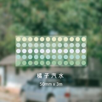 1250 Stuks Candy Kleur Stippen Washi Tape Ronde Cirkel Stickers Dot Huisdier Schrijven Washi Tape Diy Decoratieve Dagboek Planner Scrapbooking