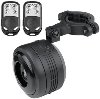 125db Usb Opladen 1300 Mah Fiets Elektrische Bell Cycle Motorcycle Scooter Trompet Anti-Diefstal Alarm Sirene & Remote Alarm controle met alarm en Horn