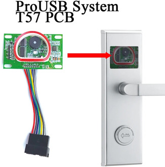125KHz T57 ProUSB Hotel Lock System Hotel Lock Replacement Circuit Board Card T5557 Intelligent RFID Contactless Lock System