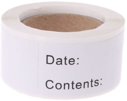 125Pcs/Roll Home Keuken Voedsel Opslag Labels Koelkast Vriezer Sticker Diy