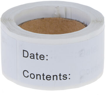 125Pcs Voedsel Opslag Labels Koelkast Vriezer Labels Label